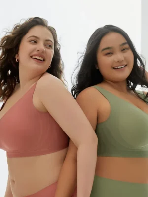 Multi-Color Solid Pattern Jelly Latex Girls' Bra Plus Size Adjustable Removable Steel Ring Everyday Spandex Marks Made