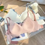 No Trace Contrasting Color Women's Thin Bra Push-up One-piece Comfortable Small Chest Push-up Beautiful Back Underwear For Women